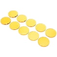 thumbnail image 3 of Soporte de pegamento para extensiones de pestañas, 10 piezas de vidrio redondo, paleta adhesiva para pestañas de vidrio, soporte de pegamento para pestañas de vidrio, claridad notable, 3 of 14