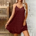 thumbnail image 5 of Iyufng Women Summer Dresses V Neck Flower Print Mini Dress Loose Casual Sleeveless Spaghetti Straps Short Dress, 5 of 8