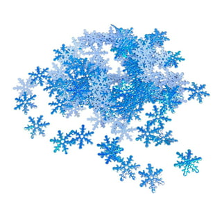 600Pcs White Snowflake Confetti Winter Snowflake Table Confetti, Snowflake  Confetti for Tables Winter Wonderland Snowflake Confetti for Winter
