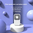 thumbnail image 2 of JELLOO Handheld Mini Fan Powerful Small Personal Portable Speed Adjustable USB Rechargeable Eyelash Fan for Kids Girls Boys Woman Man Home Office Outdoor Trael, 2 of 5