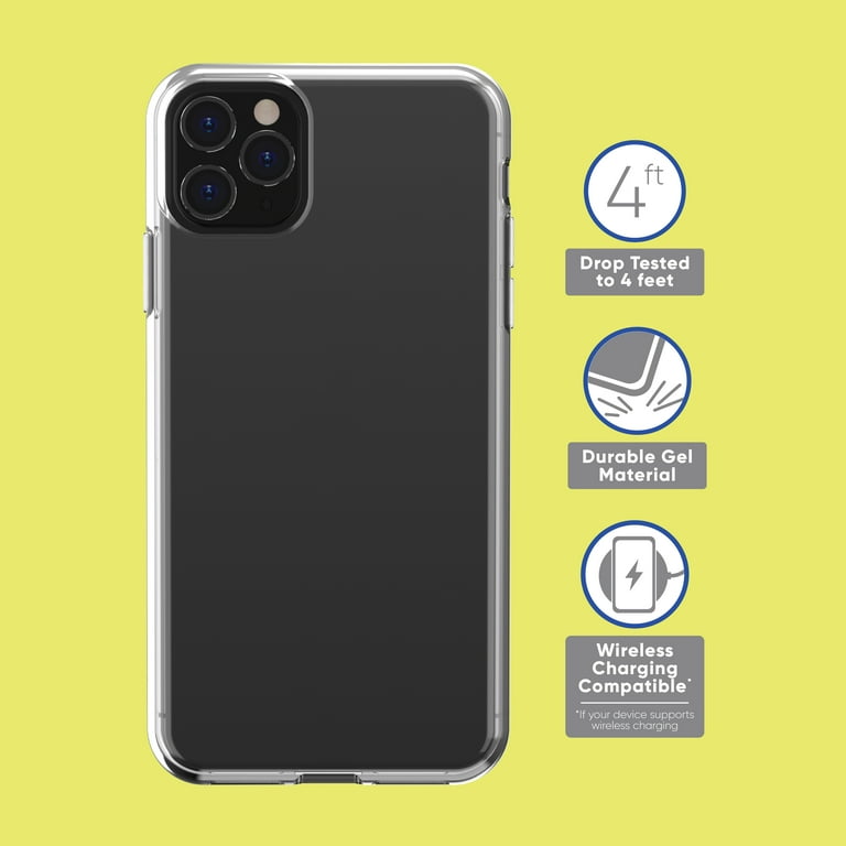 Onn Clear Gel Case For Iphone 11 Pro Max Walmart Com