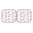 thumbnail image 7 of Balery 2 Piece Rose Flower B Car Windshield Sun Shade|Foldable Front Windshield Shade for Car Front Window for Most Sedans SUV Truck-Medium, 7 of 7
