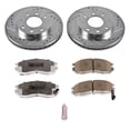 thumbnail image 3 of PowerStop Front Z26 Street Warrior Carbon-Fiber Ceramic Brake Pad and Drilled and Slotted Rotor Kit Fits: EAGLE Select Models K1090-26, 3 of 9
