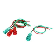 2 Pair 12V/24V/220V 2 Wire Red Green Pilot Signal Indicator Light