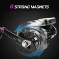 thumbnail image 4 of 6+1BB 8.0:1 Ratio Digital Display Baitcasting Fishing Reel with Solar Charging System, High Speed Fishing Reel with Line Counter, 4 of 8