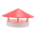 thumbnail image 3 of OUNONA 1 Pc Rainproof Chimney Cap PVC Windproof Protect Against Birds and Debris for Outdoor Use, 3 of 6