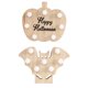 thumbnail image 1 of Halloween de madera iluminada para mesa, 2 uds. Adorno de decoraciones de mesa de Halloween iluminado Vhermosa 0915-CPB-SSW196-1, 1 of 5