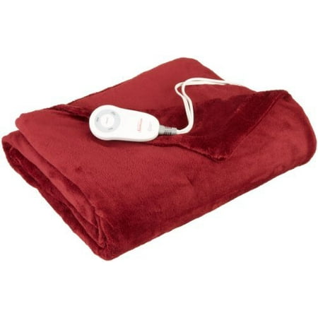 Sunbeam Electric Microplush Heated Throw