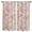 W70 x H61cm x2, variant on Spring Aqua Peach Blossom Small Curtain Rod Pocket Short Curtains Half Drapes Partition Cabinet Door Window Curtains Home Decor