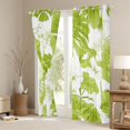 thumbnail image 3 of Homewish Boys Girls Green Leaves Blackout Curtains Set of 2 (52x84 Each),Tropical Floral Flowers Window Curtains,Botanical Plants Curtains and Drapes,Breathable Home Decor, 3 of 6