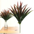 thumbnail image 2 of Artificial Plant Stems, Fake Dracaena Tropical Plant Leaves, Faux Greenery Stems, Artificial Palm Branches for Indoor Outdoor Home Garden Office Decor, Green Fake Plant Picks, 2 of 6