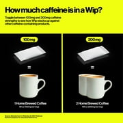 Wip Energy Pouches | 100mg Natural Caffeine | Vitamins and Minerals | Mint | 15 Pouches Per Can | 1 Can