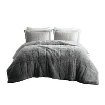 Gracie Mills Ethel Faux faux Ombre Shag Comforter Set - GRACE-14936