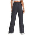 thumbnail image 4 of KAUOD Teen Girls Baggy Sweatpants Wide Leg Straight Cargo Sweat Pants Kids Trendy School Running Joggers Trousers with Pockets, 4 of 6