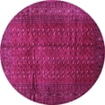 thumbnail image 1 of Ahgly Company Indoor Round Southwestern Pink Country Area Rugs, 5' Round, 1 of 4