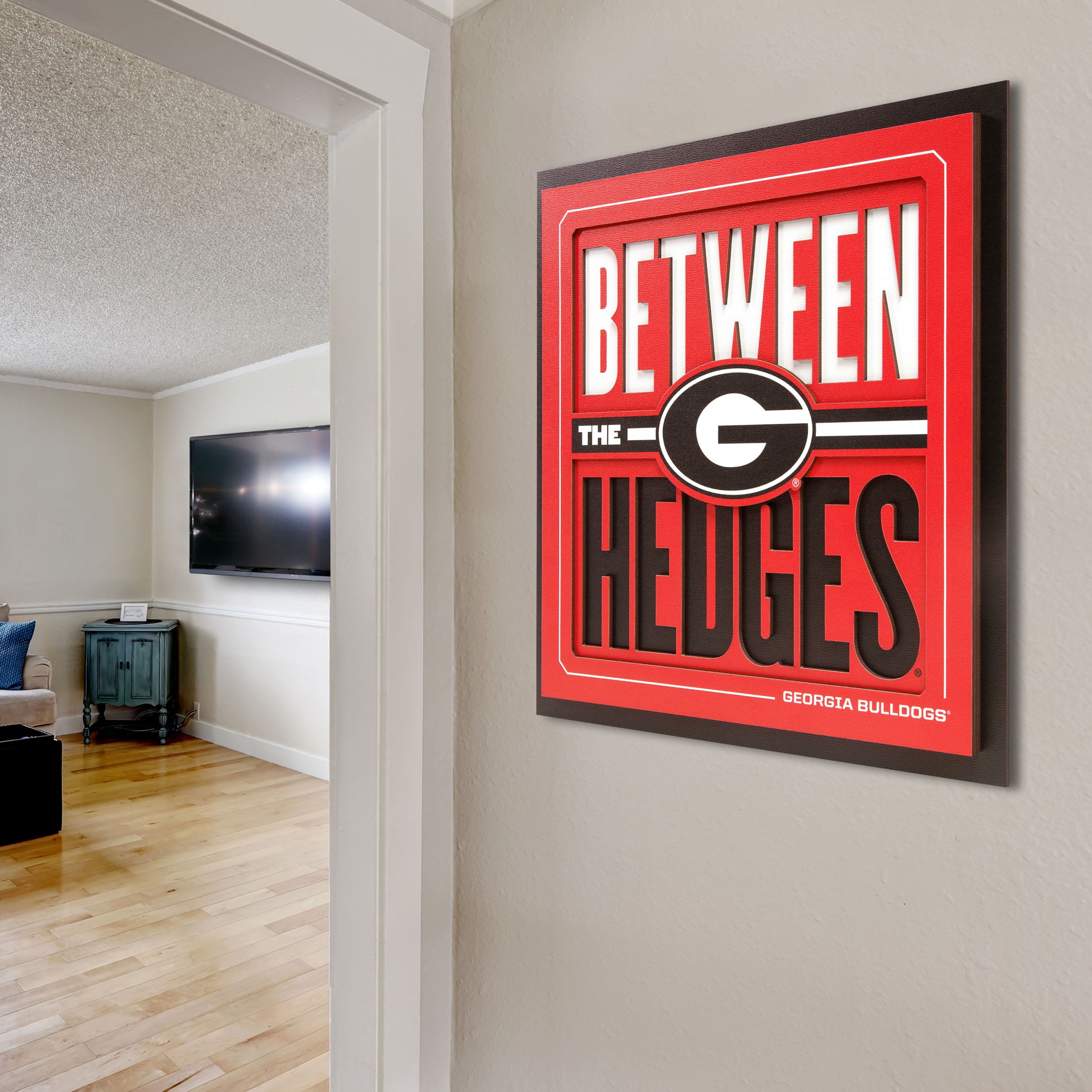 YouTheFan NCAA Georgia Bulldogs Slogan Series 3D Wall Art