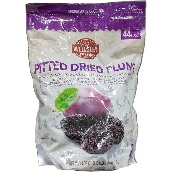 LJWF Gourmet Dried California Plums, 44 Oz.,, ()