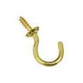 thumbnail image 2 of National Hardware N119-685 1" Solid Brass Cup Hooks 4 Count, 2 of 5
