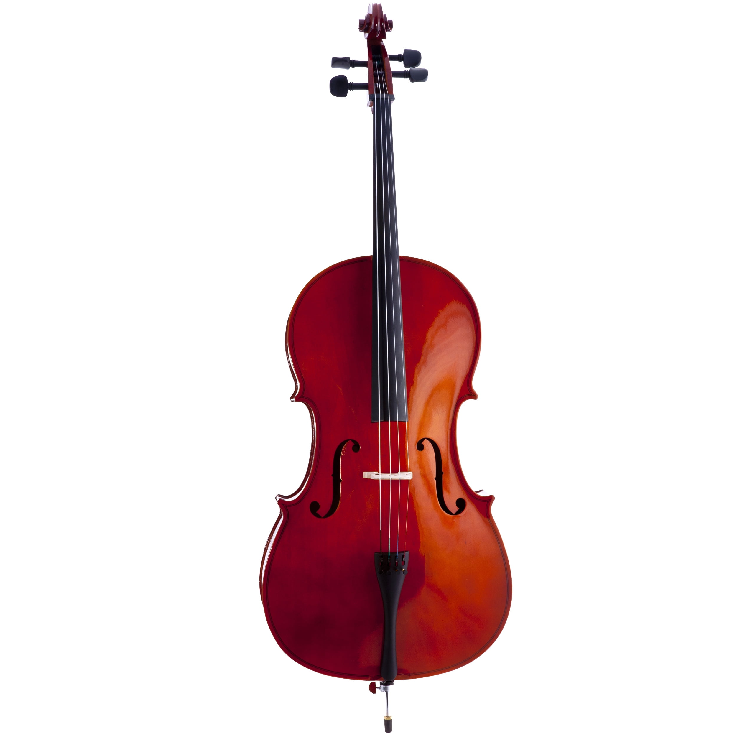 D'Luca Meister Student Cello Package 1/2 Size w/Stand, Bag, Tuner, Rosin & Bow