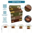 thumbnail image 3 of African Brown Stripes Festival Home Party ration Hotel Coffee Table Runner Christmas Wedding r Dining Picnic Tablecloth, 3 of 6