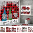 christmas fabric shower curtain shower curtain and rug set mold and