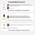 thumbnail image 3 of Cargador Inalámbrico 3 en 1 para Samsung/iPhone, Cargador para Samsung S24/S23 Ultra/S22 Ultra/S23/S23 /Z Fold 4/Flip 4/S22, para Galaxy Watch 6/5/5 Pro/4, Estación de Carga Buds (Negro),Plegable, 3 of 18