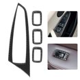 thumbnail image 4 of Car Interior Styling Carbon Fiber Window Lift Switch Button Trim Cover Fit For X3 X4 Left Hand Driving, 4 of 8