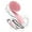 Pink, variant on 2 in 1 Facial Cleansing Brush, Rotating Magnetic Beads & Massage Cleaning Electric Face Scrubber, Waterproof and Rechargeable Exfoliating Face Scrubber Brush