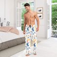 thumbnail image 6 of FORMRS Mens Pajama Pants with Pockets Sleepwear Lounge Bottoms Sizes S-2XL, Tropical Jungle Vibes, 6 of 7