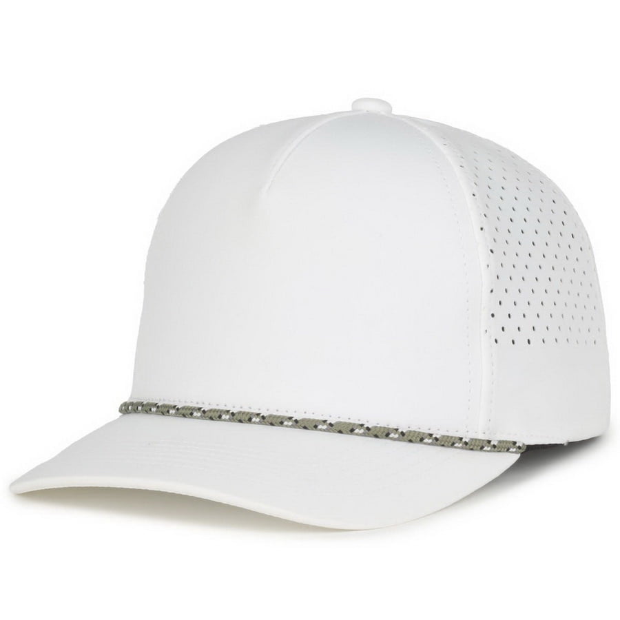 Outdoor Cap OC551PF High Crown Performance Cap-White - Walmart