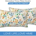 thumbnail image 3 of Throw Pillow Covers Colorful Leaves Spots Pillow Covers 20x12 Inch Set of 2 Boho Floral Throw Pillows Decorative Pillow Cases Cushion Covers for Bedroom Livingroom Sofa Farm House, 3 of 6