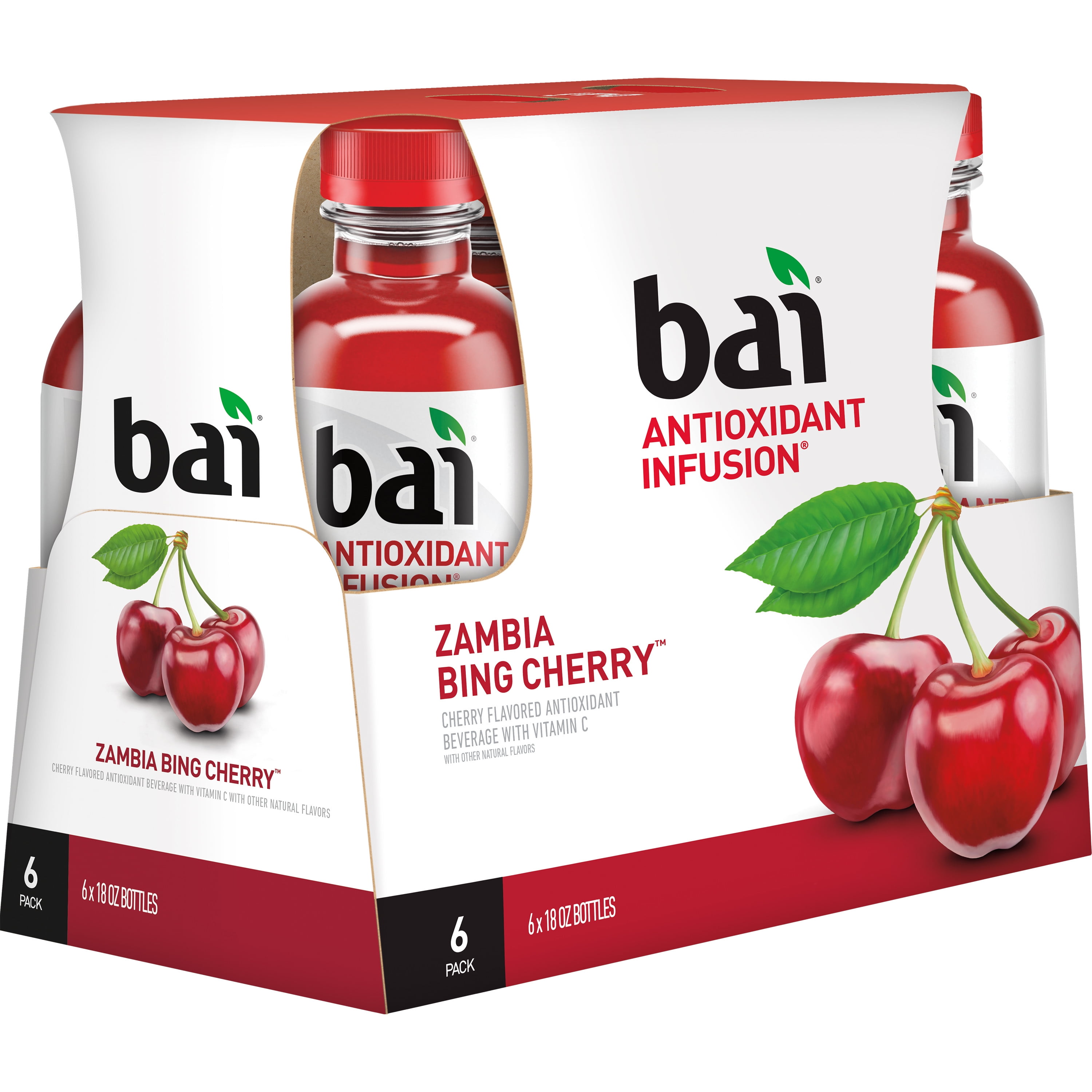 Bai Zambia Bing Cherry, Antioxidant Infused Beverage, 18 fl