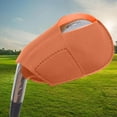 thumbnail image 2 of Head Cover with Protective Protection Right-Handed Golf Irons Part Headcover PU Brown, 2 of 8