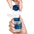 thumbnail image 4 of Urna para Cenizas Trupoint Memorials Pequeña Azul Oscuro con Plata, 4 of 7
