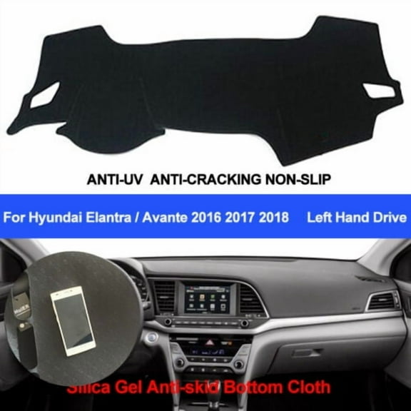 For Hyundai Elantra / Avante 2016 2017 2018 Dash Mat Silicone Dashboard Cover