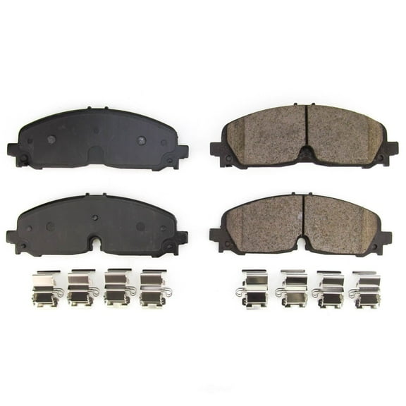 Power Stop 17-2371 Front Z17 Low-Dust Ceramic Brake Pads with Hardware for Chevrolet Traverse 2021–2022