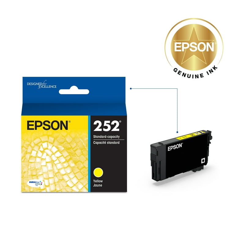 EPSON 252 DURABrite Ultra Ink Standard Capacity Yellow Cartridge