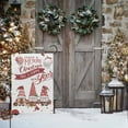 thumbnail image 5 of Seasonal Garden Flags 12.5x18 Double Sided Linen Decor for Christmas,Christmas Garden Flags for Outside, Holiday Yard Outdoor Decoration - Lovely Dwarf, 5 of 6