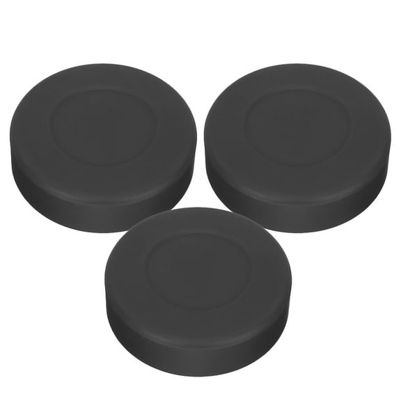 Masteelf 3pcs Flat Hockey Pucks with Adjustable Hardness Youth Adults for Indoor and Outdoor Practice Training Equipment for Ice and Street Hockey