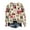 Khaki, variant on Christmas Sweatshirt Christmas Shirts for Women Long Sleeve Vintage Santa Claus Shirts Fashion Christmas Holiday Tops White,L