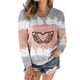 thumbnail image 2 of Blusa casual de manga larga con cuello redondo para mujer Tops estampados de Halloween Fridja  fjkfkj737, 2 of 4