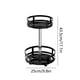 thumbnail image 3 of Estante Metálico para Especias Giratorio de 360 Grados | Organizador Multifuncional para Encimera de Cocina | Almacenamiento Blanco Duradero para Especias, Hierbas y Condimentos | Estante de Escritor, 3 of 6