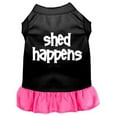 thumbnail image 1 of Shed Happens Screen Print Dress Black With Bright Pink Med (12), 1 of 1