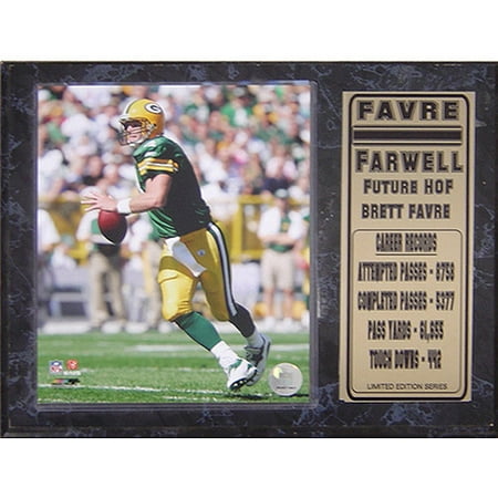 NFL Brett Favre Stat Plaque, 12x15 (Best Nfl Stats App)