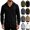 Black, variant on Mens Oxford Cotton Long Sleeve Hooded Shacket Snap Button Down Shirt Jacket Lightweight Cargo Tops with Flap Pockets for Daily Wear Travel Fall, White, L