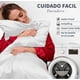 thumbnail image 4 of Juego De Sábanas Matrimonial De Satín Lujosas Modelo Blanco, 4 of 4
