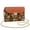 Flower Print, variant on Pzuqiu Sunflower Cat Leather Crossbody Bag Trendy Craftsmanship Small Leather Crossbody Bags for Women Soft Compact with Chain Strap Fashion for Teen Girls-Women