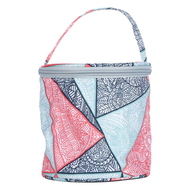 Knitting Storage Bag, Convenient Yarn Bag Simple Appearance Moisture-proof For Family For Household Storage Orange,Blue