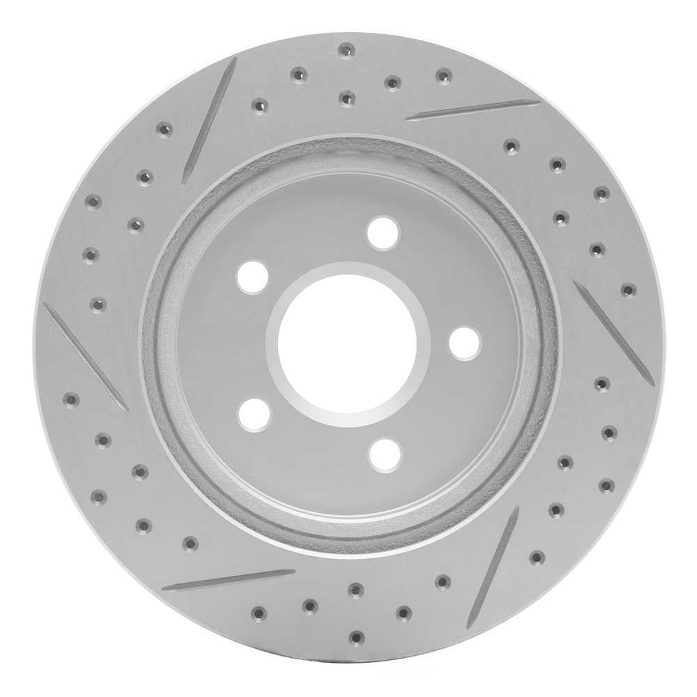 Dynamic Friction Company 830-54046R DFC Geoperformance Rotor - Drilled and Slotted