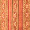 thumbnail image 1 of Ahgly Company Indoor Square Abstract Orange Modern Area Rugs, 6' Square, 1 of 4